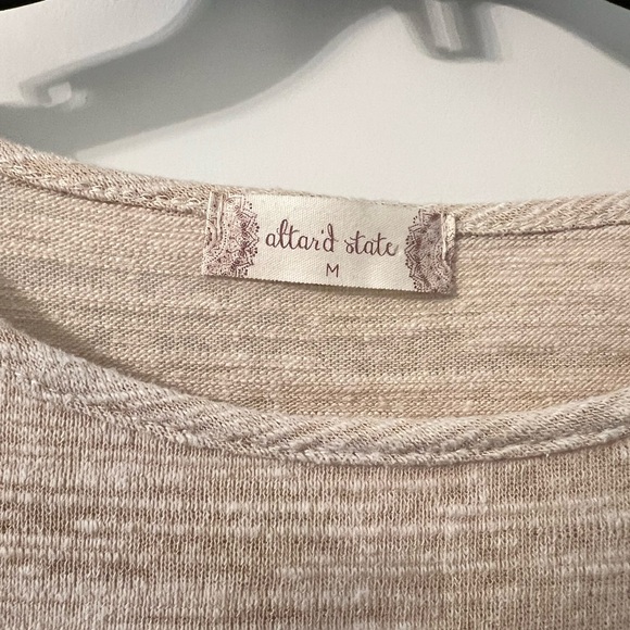 Altar'd State Lace Crochet Crewneck Top - Picture 3 of 6